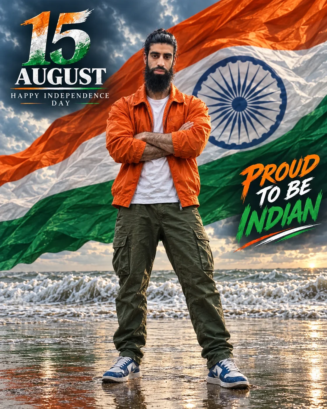 15 August Independence Day AI Photo Prompt Edition 2 preview example result