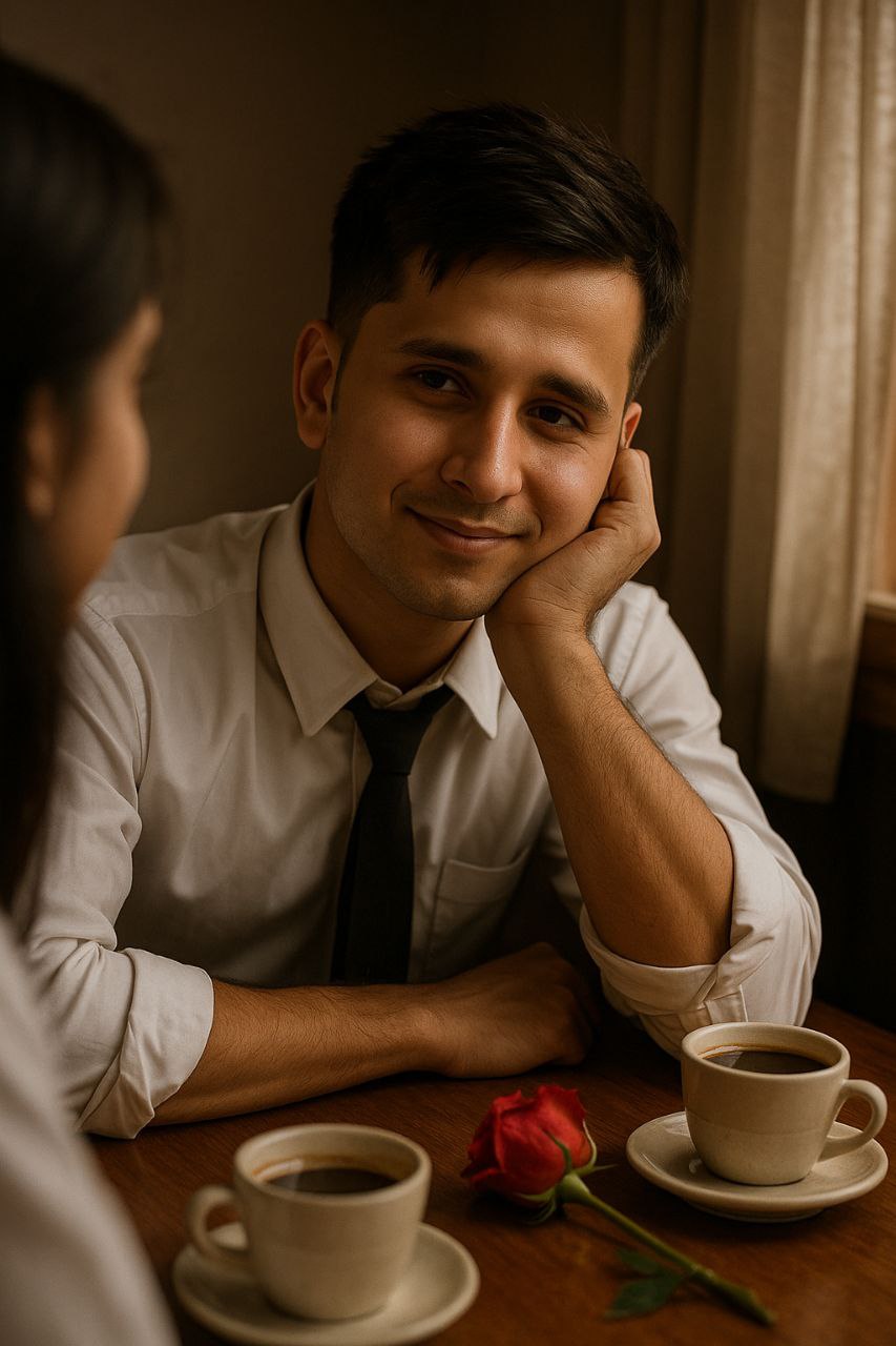 Young Couple Coffee Shop Romantic Gemini Prompt free gemini ai prompt copy paste
