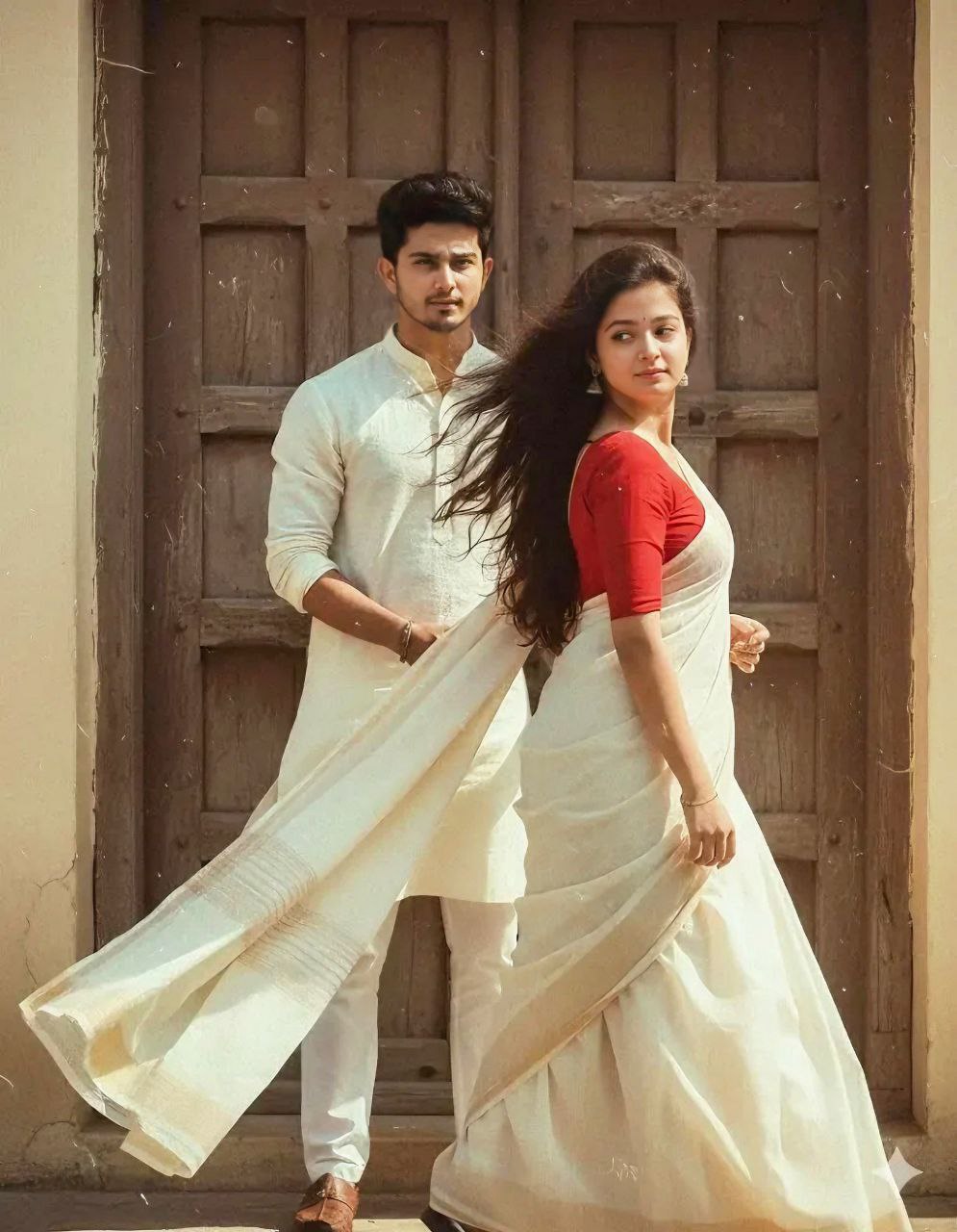 Romantic Indian Couple Vintage Gemini Prompt free gemini ai prompt copy paste