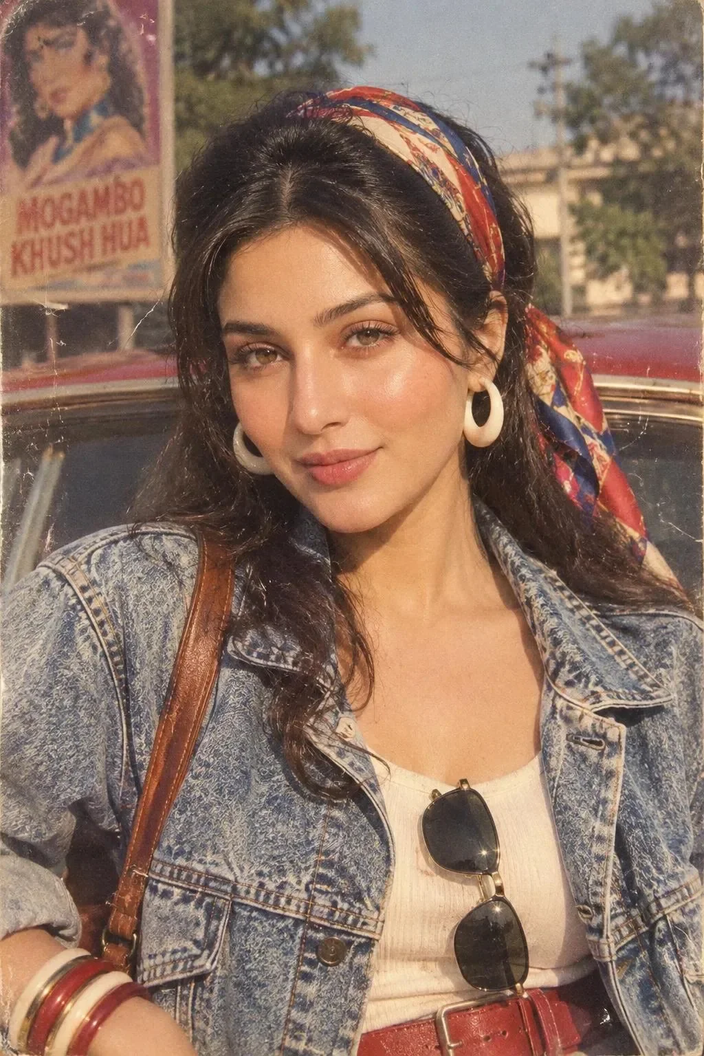 1980s Classic Indian Girl Nostalgic Film AI Photo Prompt preview example result