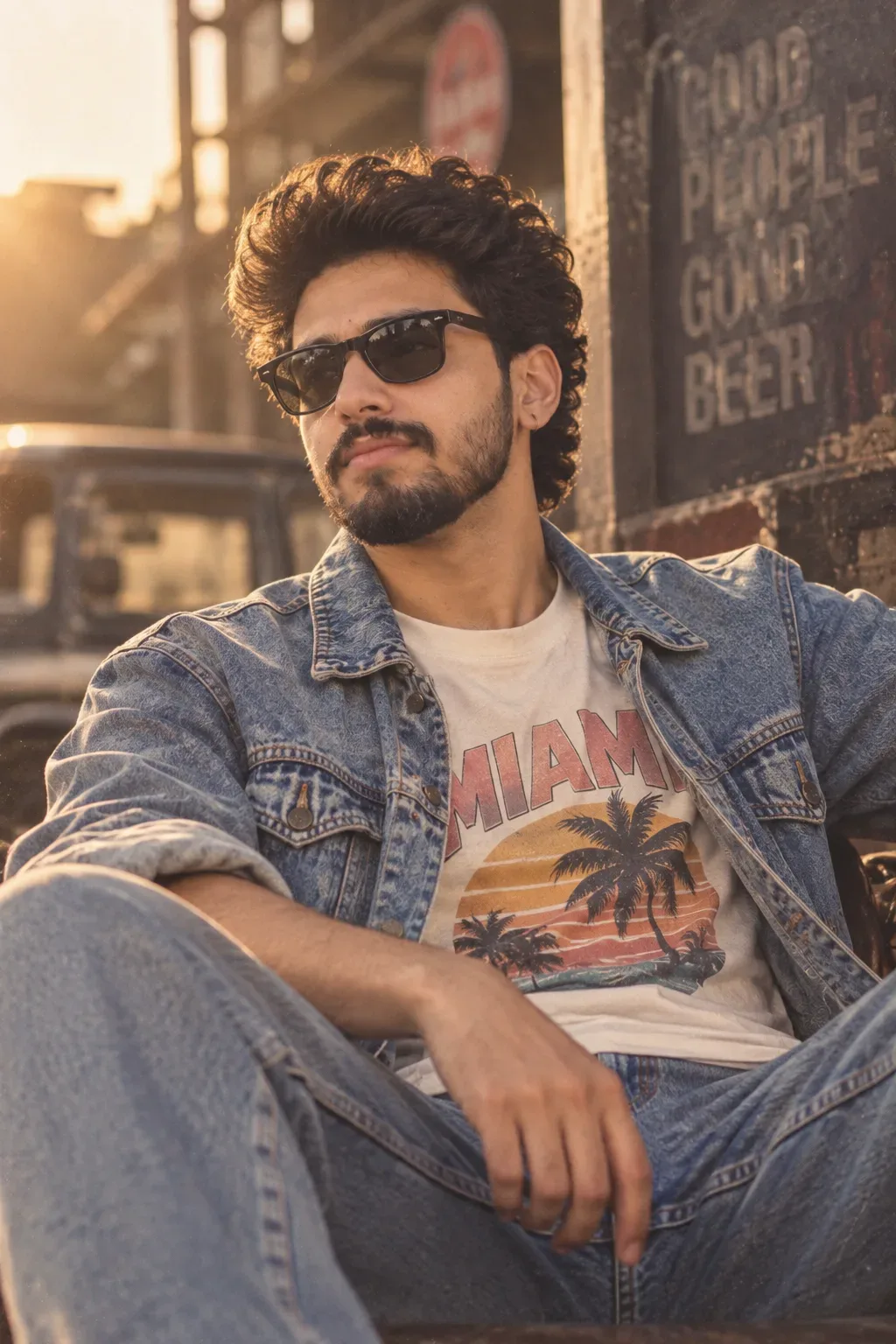 1980s Close Up Portrait AI Photo Prompt preview example result