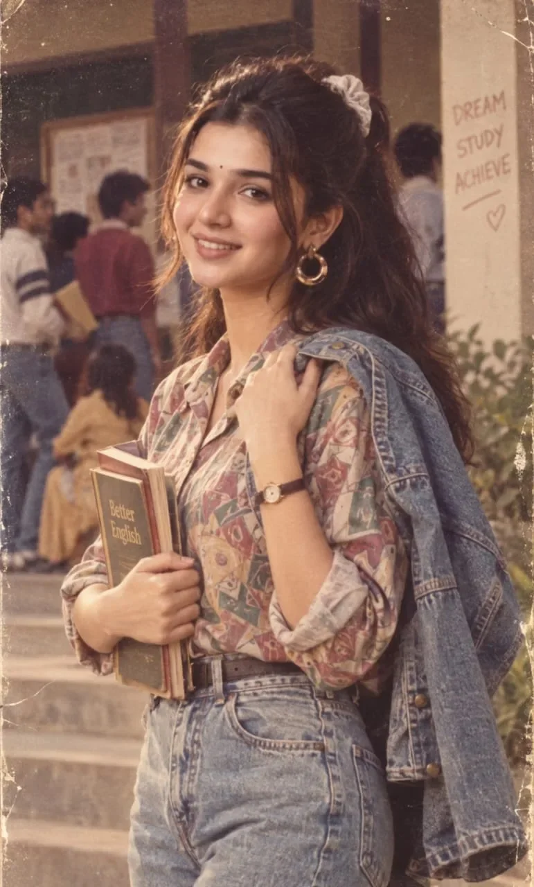 1980s Vintage Campus Portrait preview example result