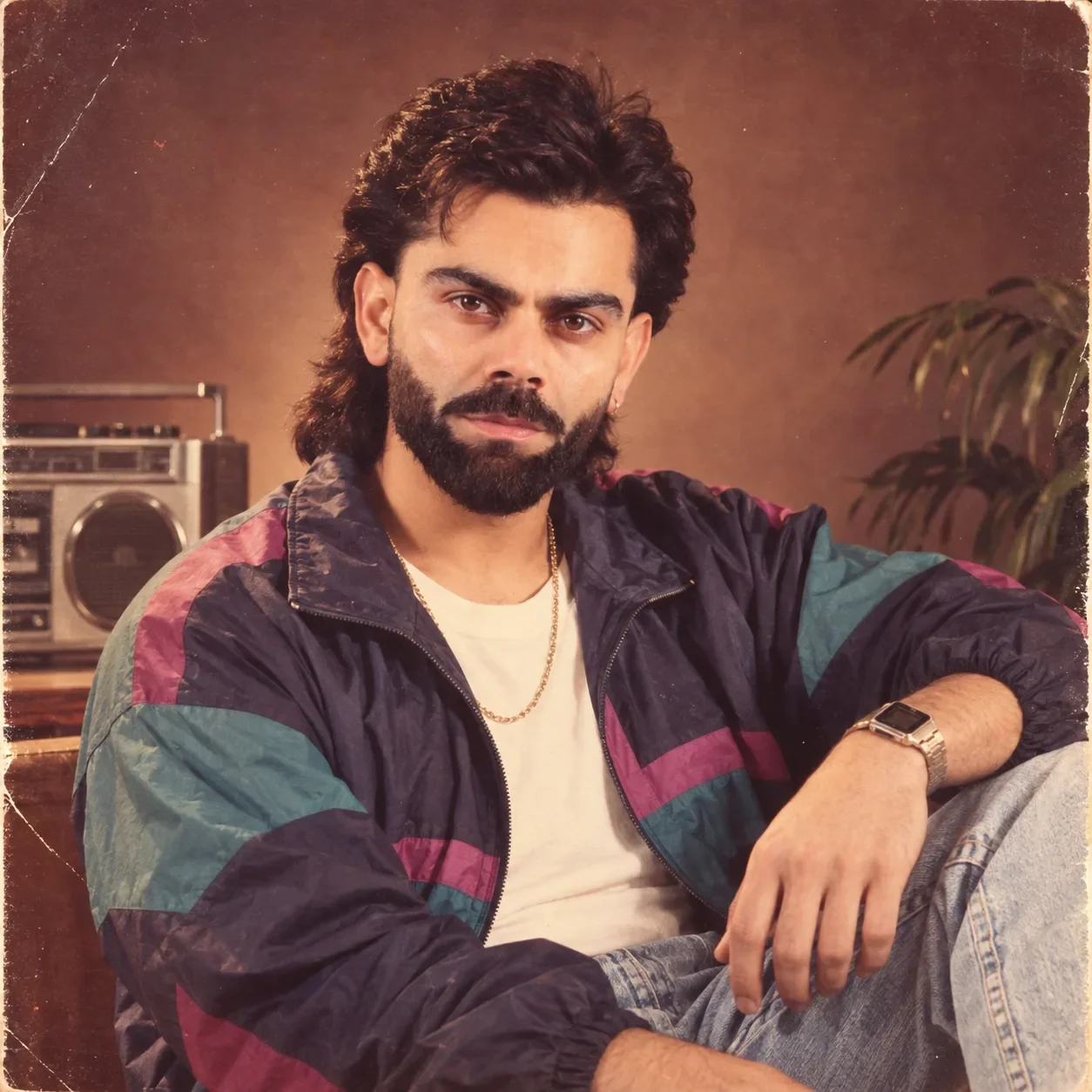 1990s Old-School Bollywood Street Style AI Photo Prompt preview example result