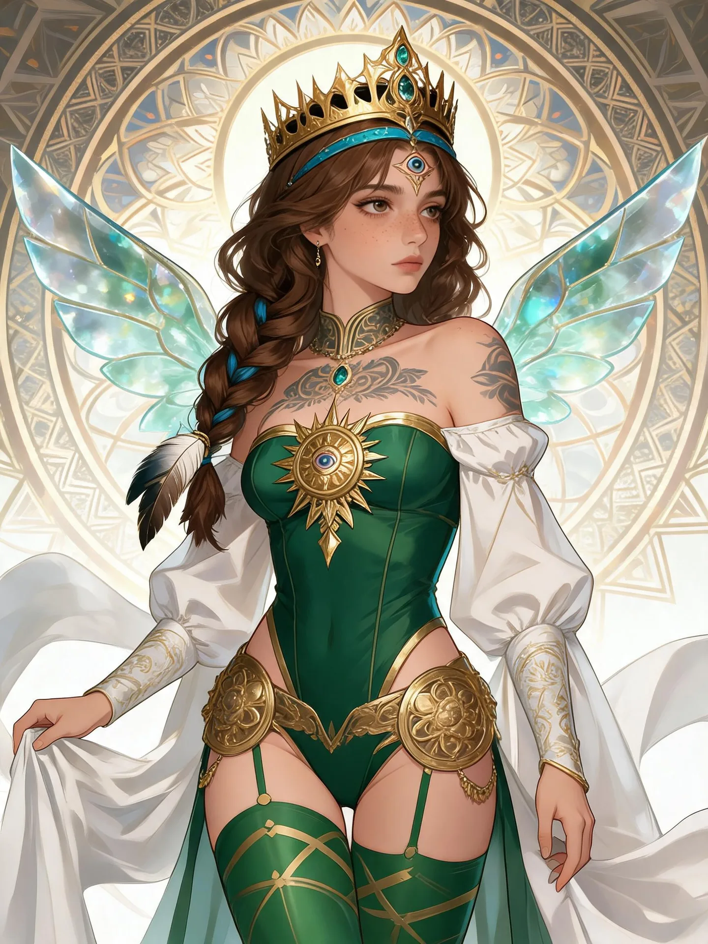 1Girl Fantasy Aesthetic Concept AI Photo Prompt generated preview