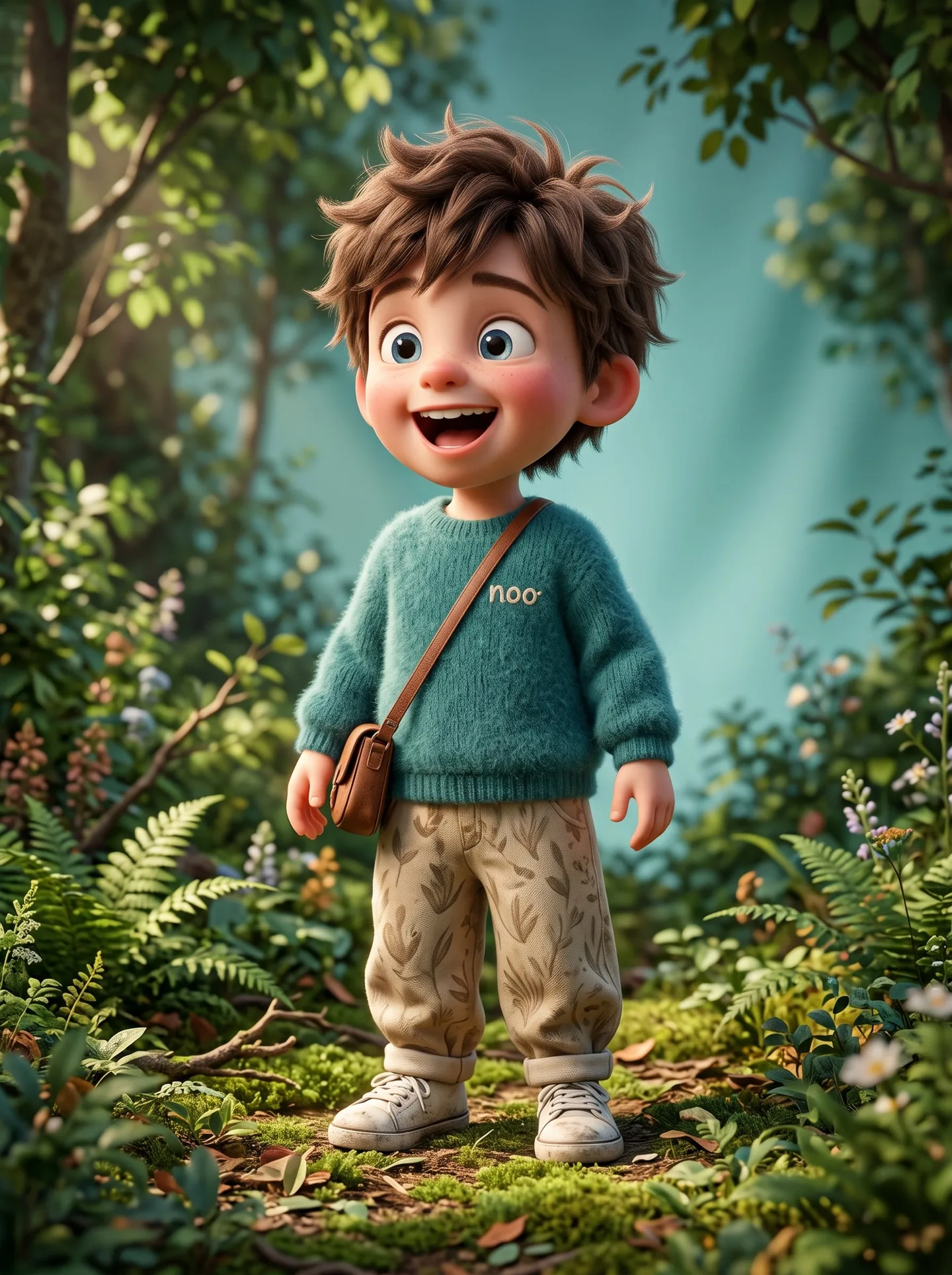 3D Pixar-Style Animated Monkey Character AI Photo Prompt generated preview