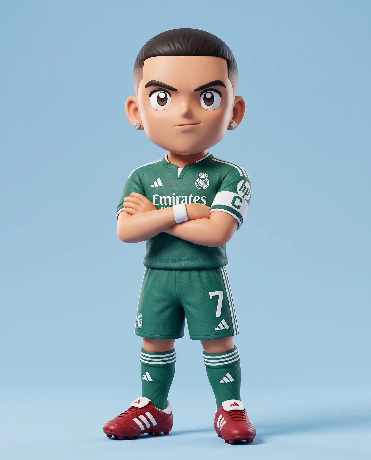 3D Rendered Caricature Figurine Of Oliver Atom Supercampeones AI Photo Prompt generated preview
