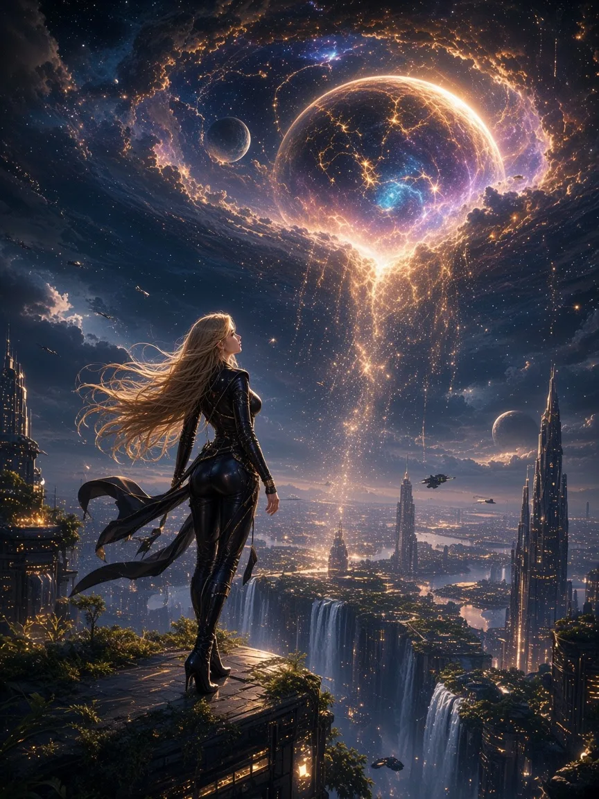 A Breathtaking Fantasy Portrait Of An AI Photo Prompt generated preview