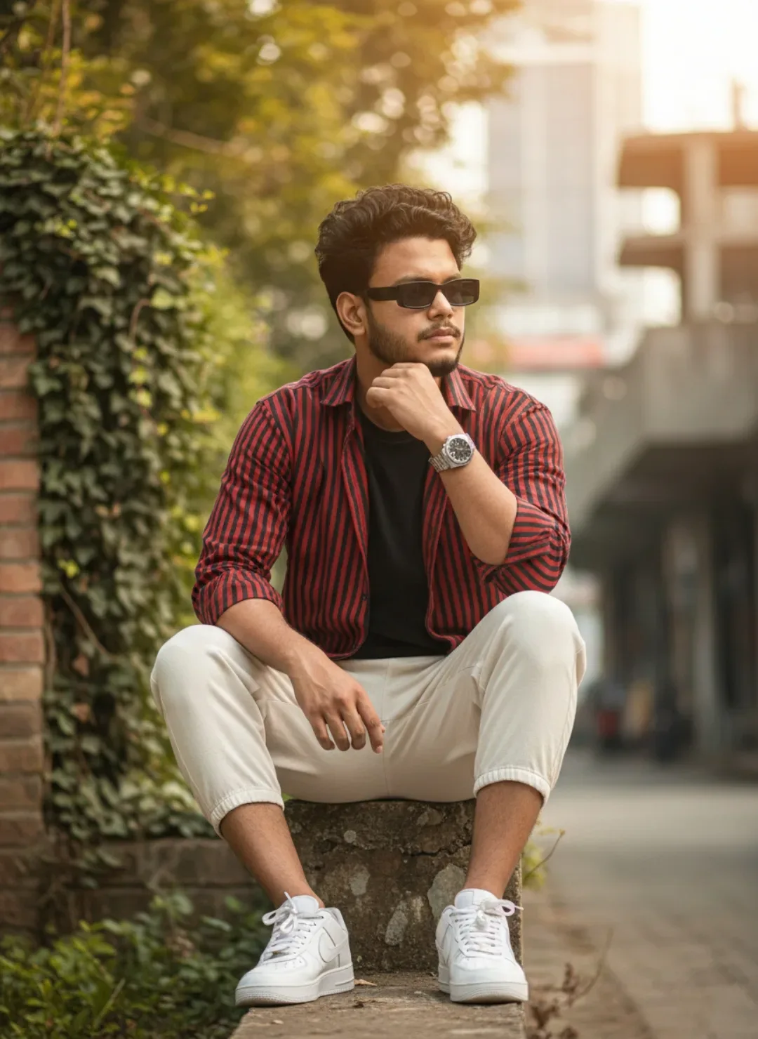 A Cinematic, Highly Detailed AI Based On This Photo To Recreate The Exact Pose, Outfit, And Look AI Photo Prompt preview example result