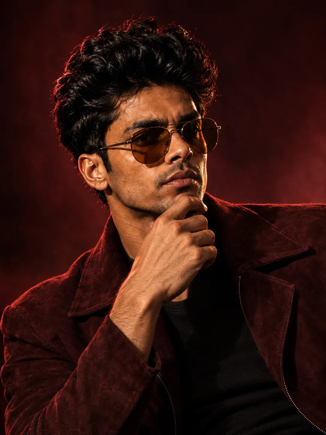 A Cinematic Ultra Realistic Close Up Portrait Of A Stylish Man AI Photo Prompt preview example result