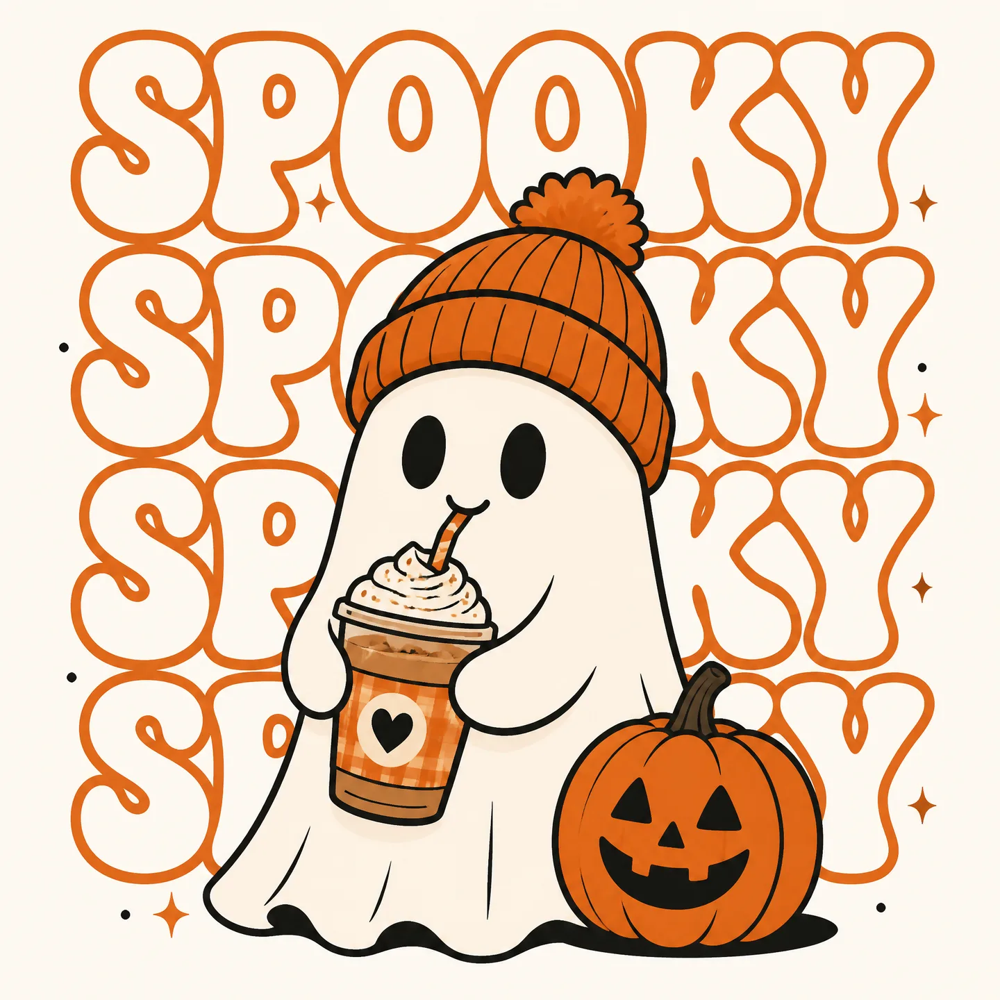 "A Cute Cartoon-Style Halloween Ghost Illustration AI Photo Prompt generated preview