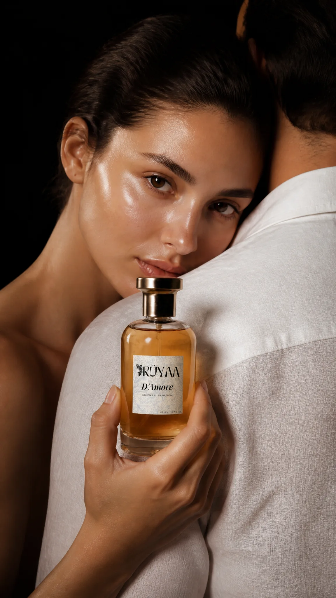A High-End Editorial Perfume Advertisement Features AI Photo Prompt generated preview