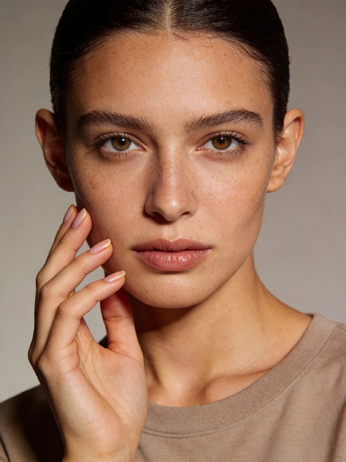 A High-End Editorial Portrait Of A AI Photo Prompt generated preview