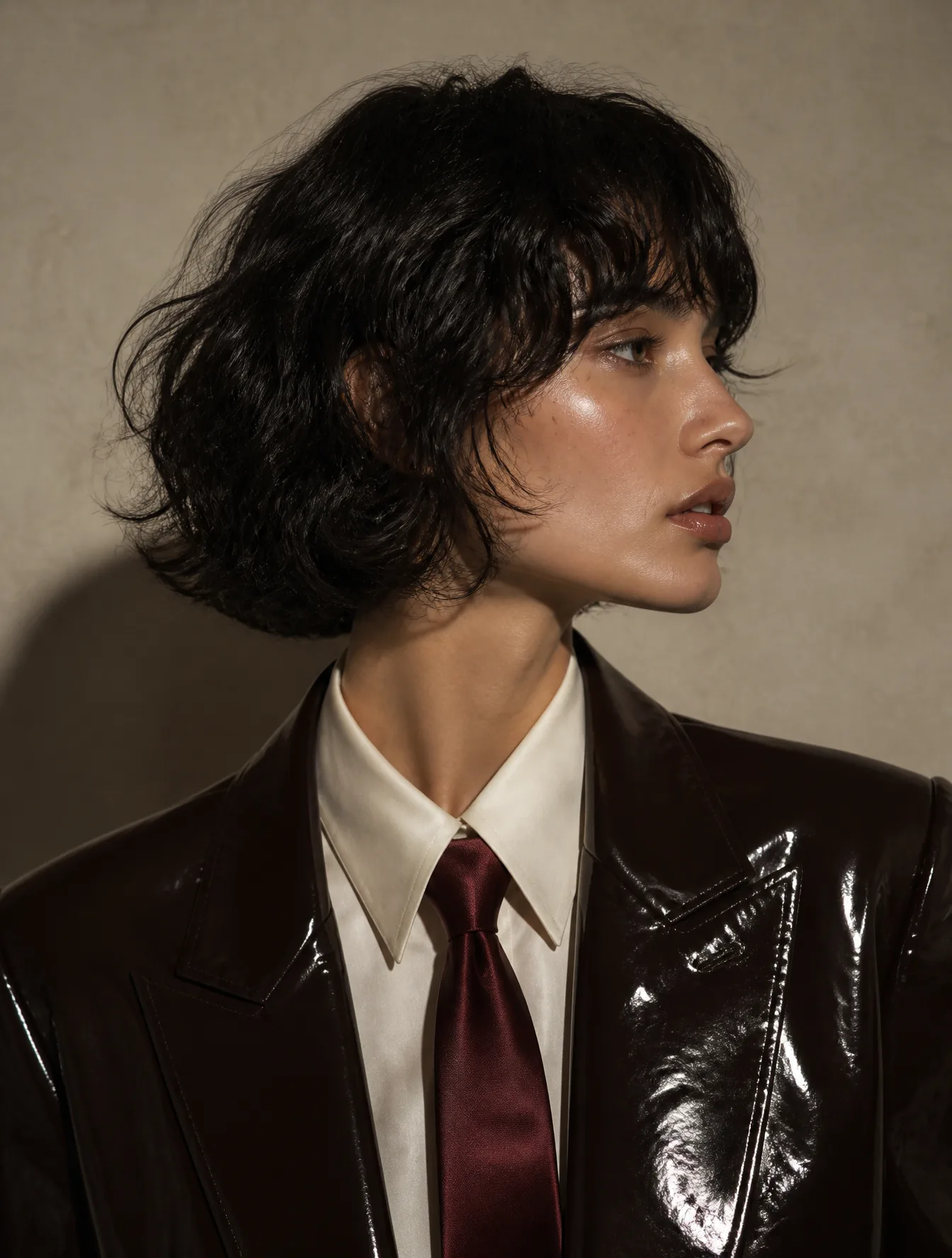 A High-Fashion Editorial Medium Close-Up Photograph AI Photo Prompt generated preview
