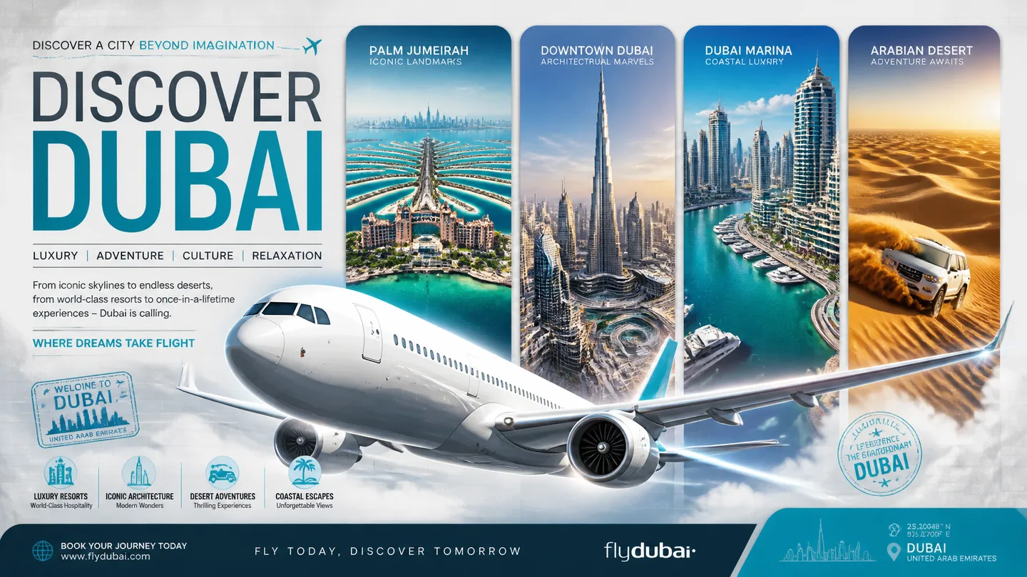 A High-Gloss Travel Promotion Poster For AI Photo Prompt generated preview