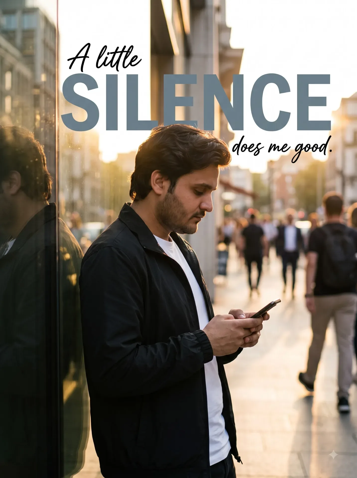 A Little SILENCE Does Me Good AI Photo Prompt preview example result