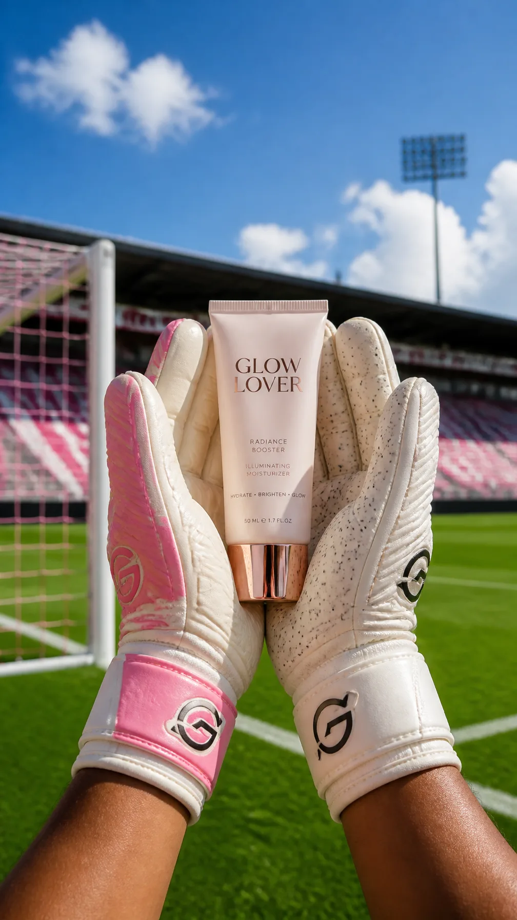 A Pair Of Goalkeeper Gloves AI Photo Prompt generated preview