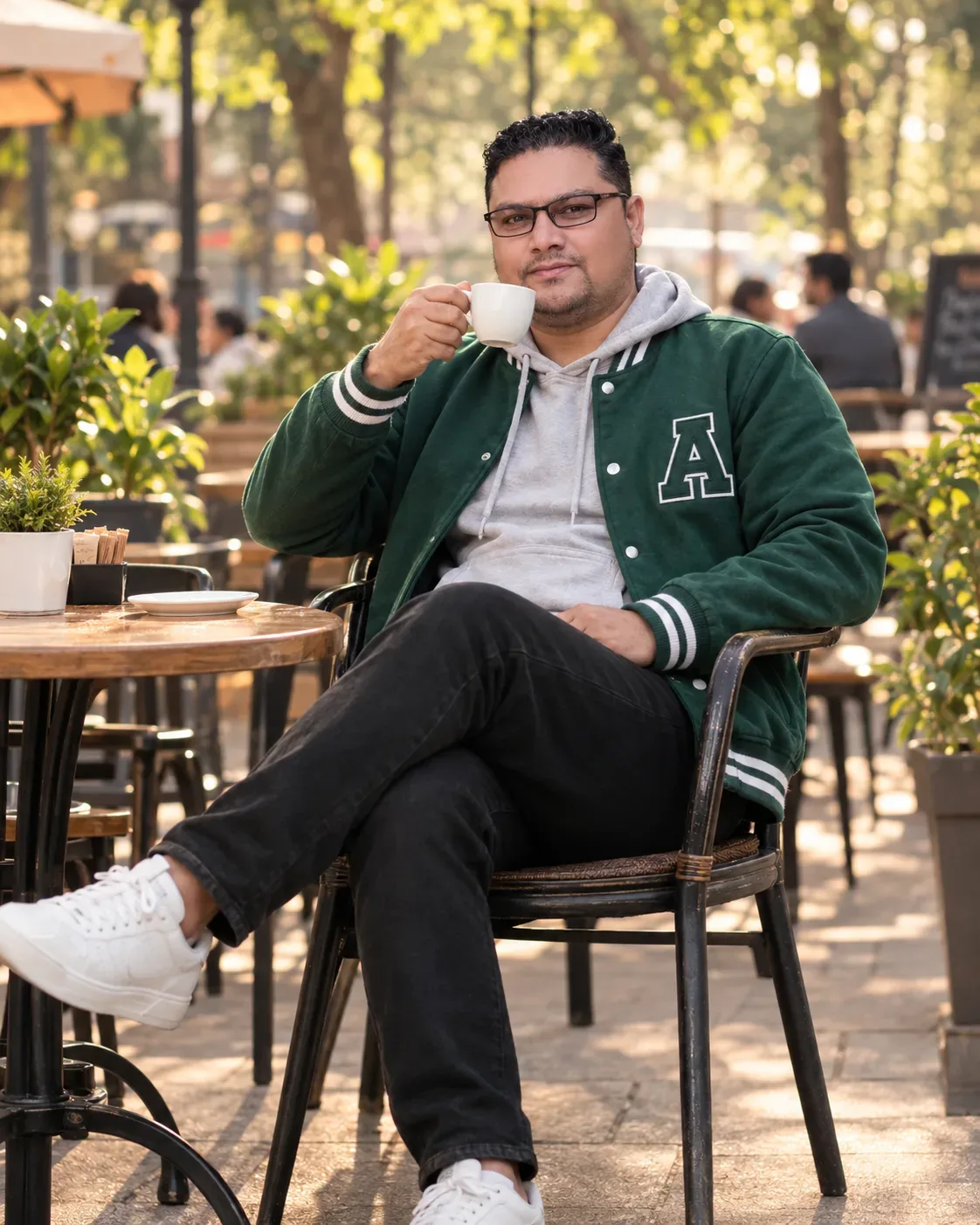 A Peaceful Coffee Moment AI Photo Prompt preview example result