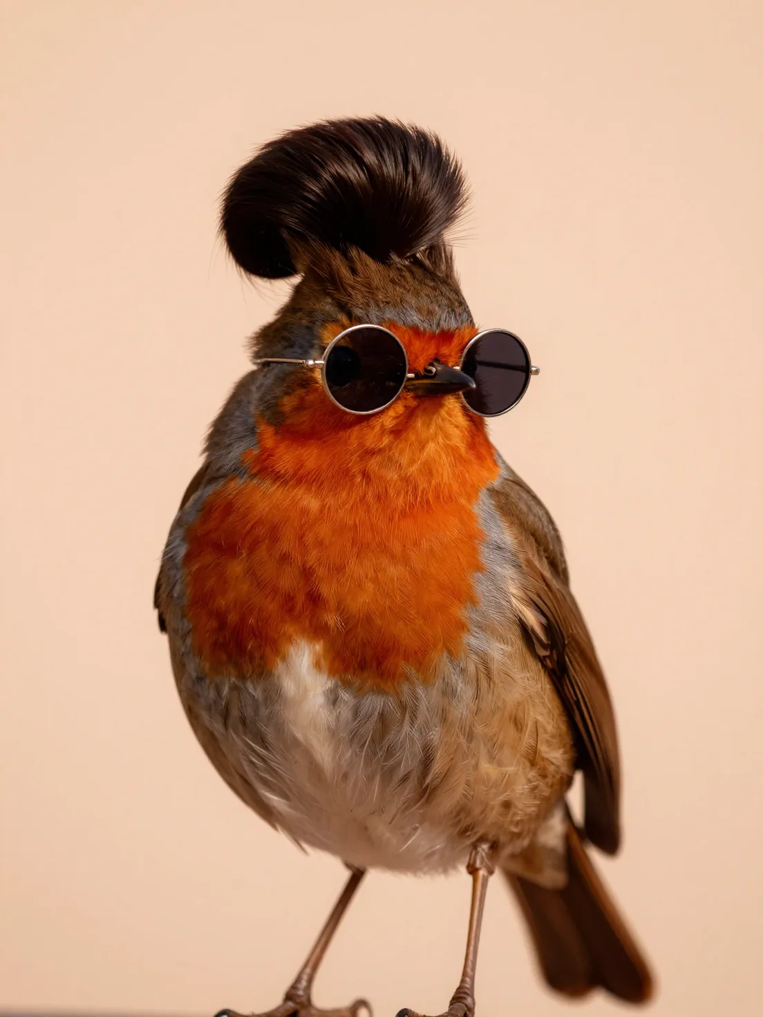 "A Photograph Capturing A Charming Robin AI Photo Prompt generated preview