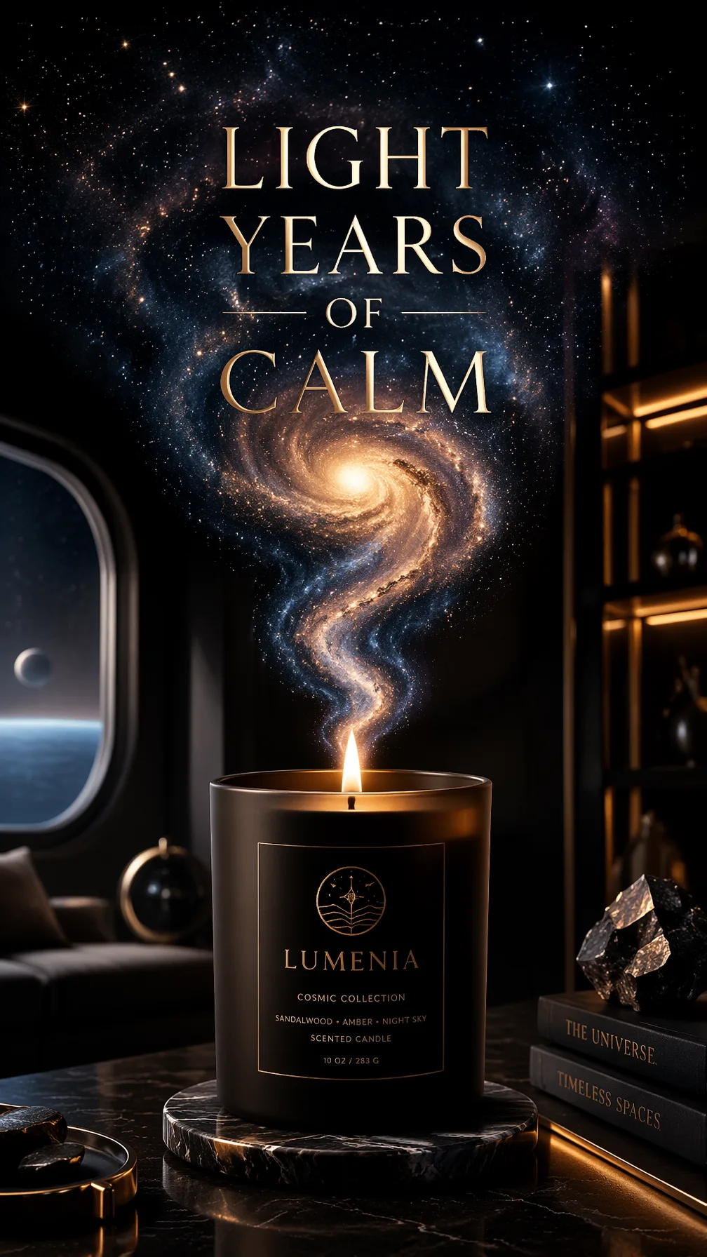 A Premium 9:16 Candle Advertising Poster AI Photo Prompt generated preview
