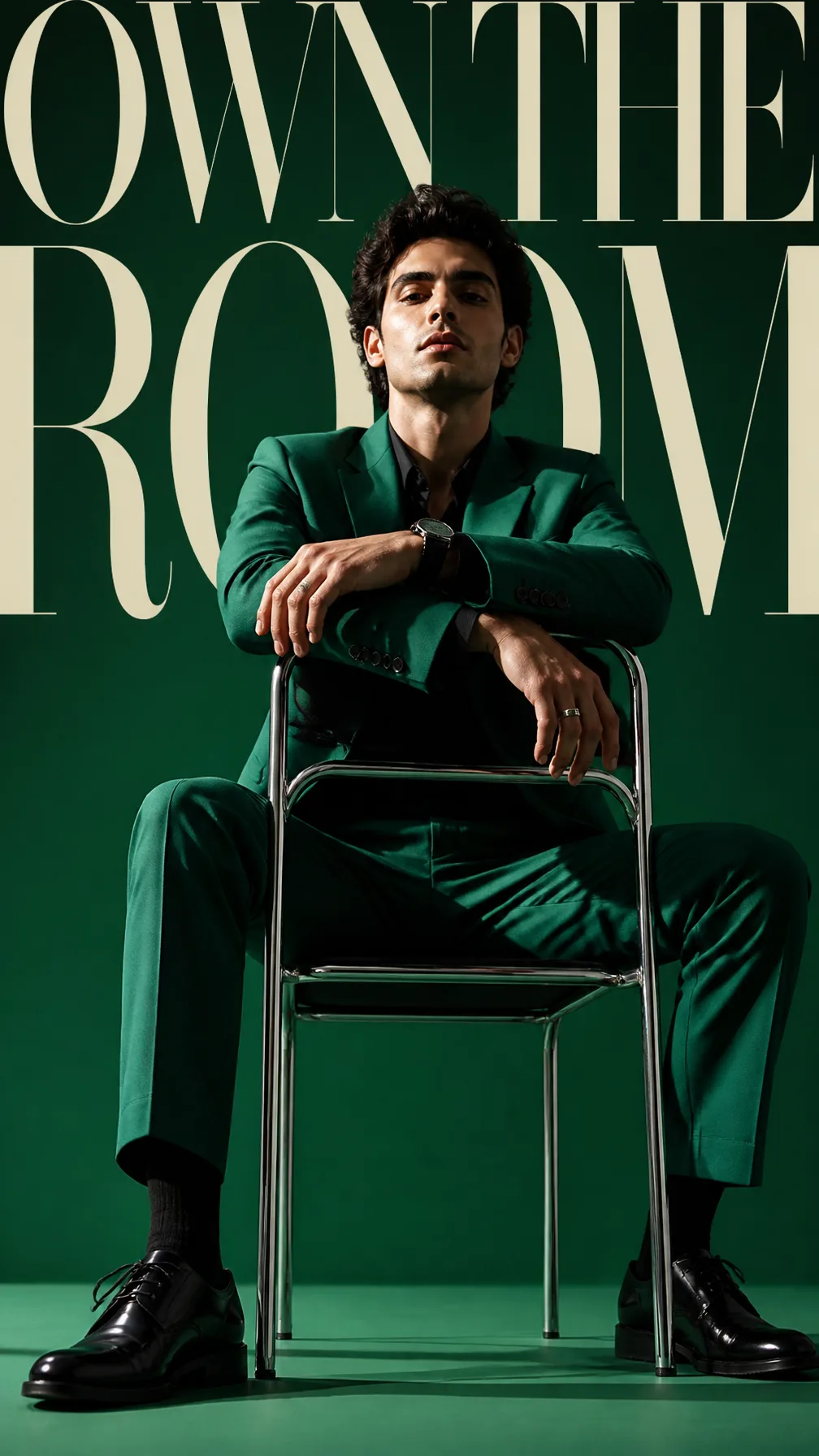 A Premium 9:16 Men'S Fashion Editorial Photoshoot AI Photo Prompt generated preview