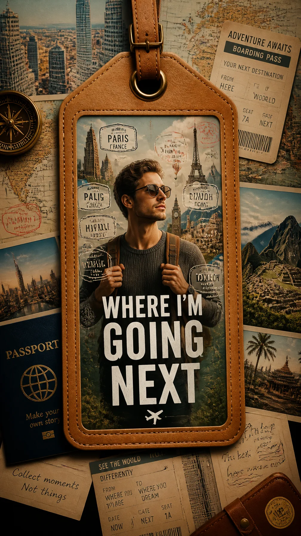 A Premium 9:16 Travel Advertising Poster AI Photo Prompt Edition 2 generated preview