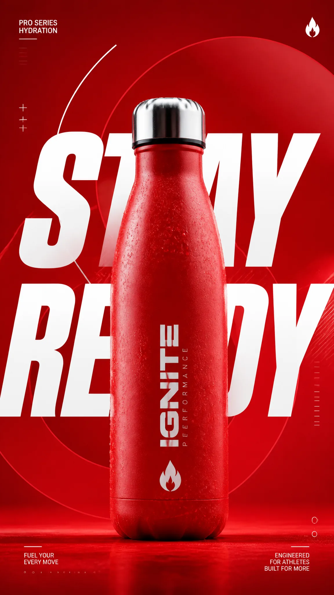 A Premium Commercial Sports Campaign Poster AI Photo Prompt generated preview