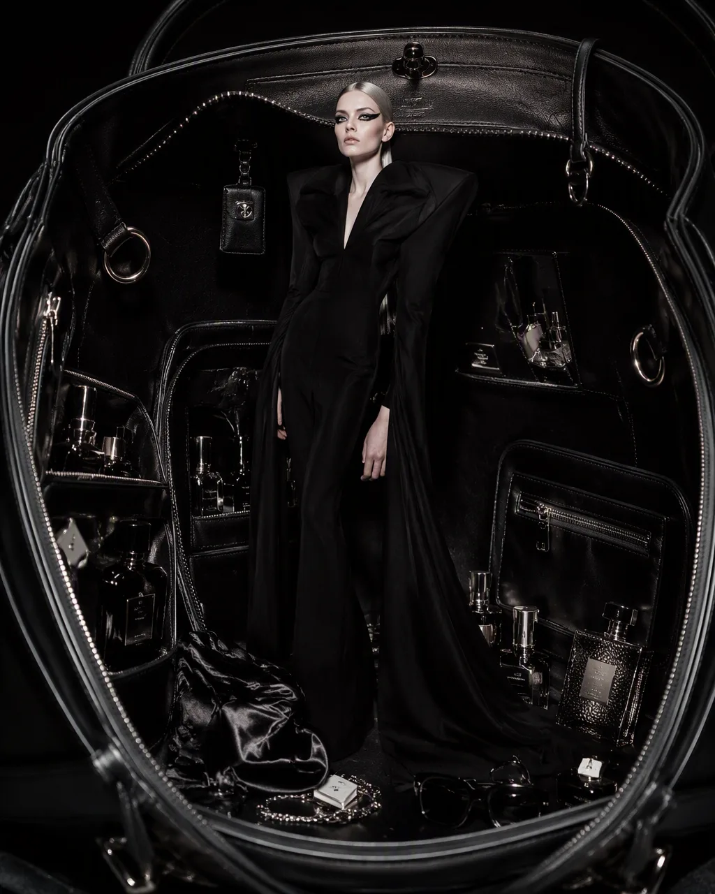 A Surreal High-Fashion Editorial Photograph Of AI Photo Prompt generated preview