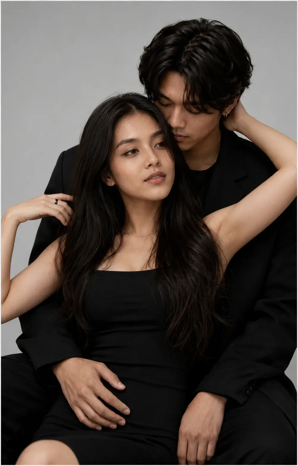 Aesthetic Romantic Couple AI Photo Prompt Edition 35 preview example result