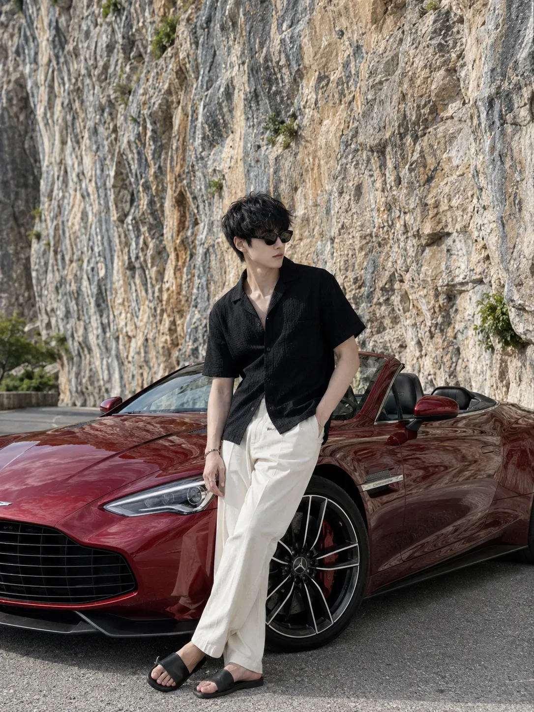 Alpine Red An Iconic Luxury Portrait AI Photo Prompt preview example result