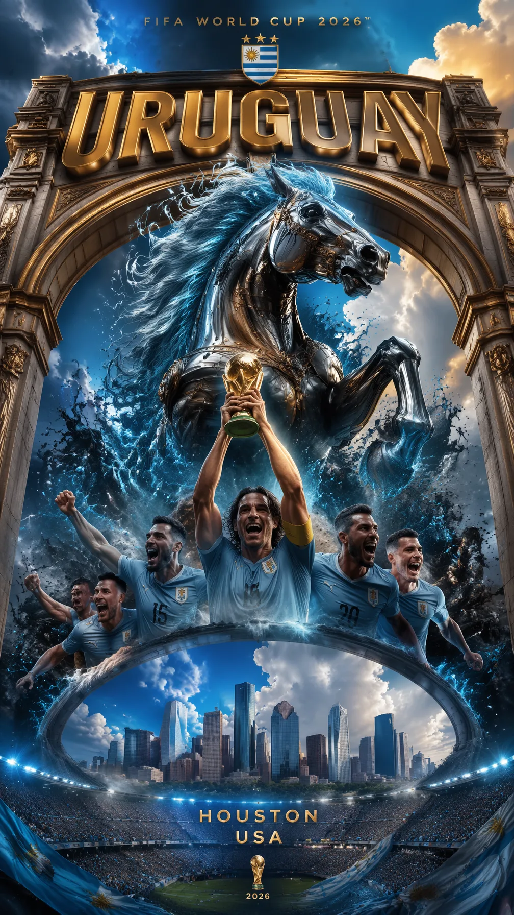 An Epic Poster For The 2026 World Cup AI Photo Prompt generated preview