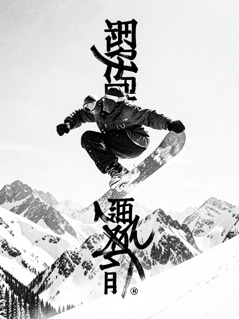 Black And White Action Collage Of AI Photo Prompt generated preview