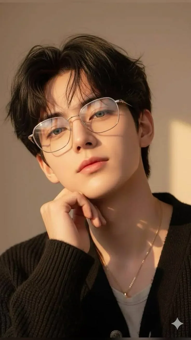 Boy Portrait With Glasses AI Photo Prompt preview example result