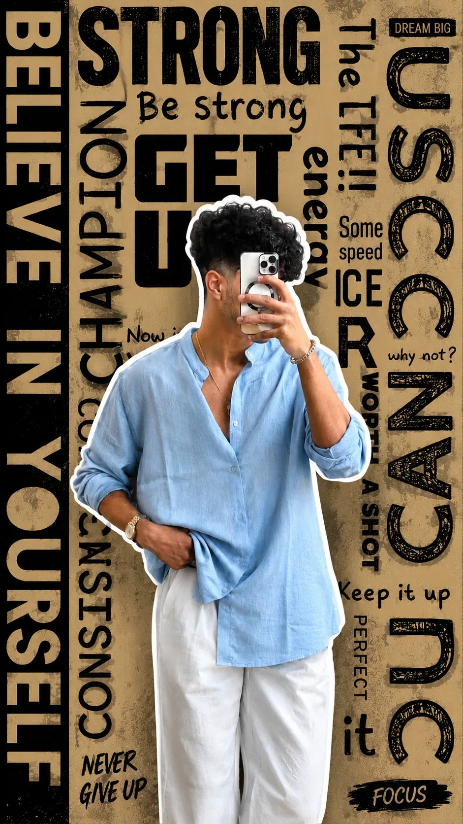 Brutalist Editorial Magazine Poster AI Photo Prompt Edition 21 preview example result