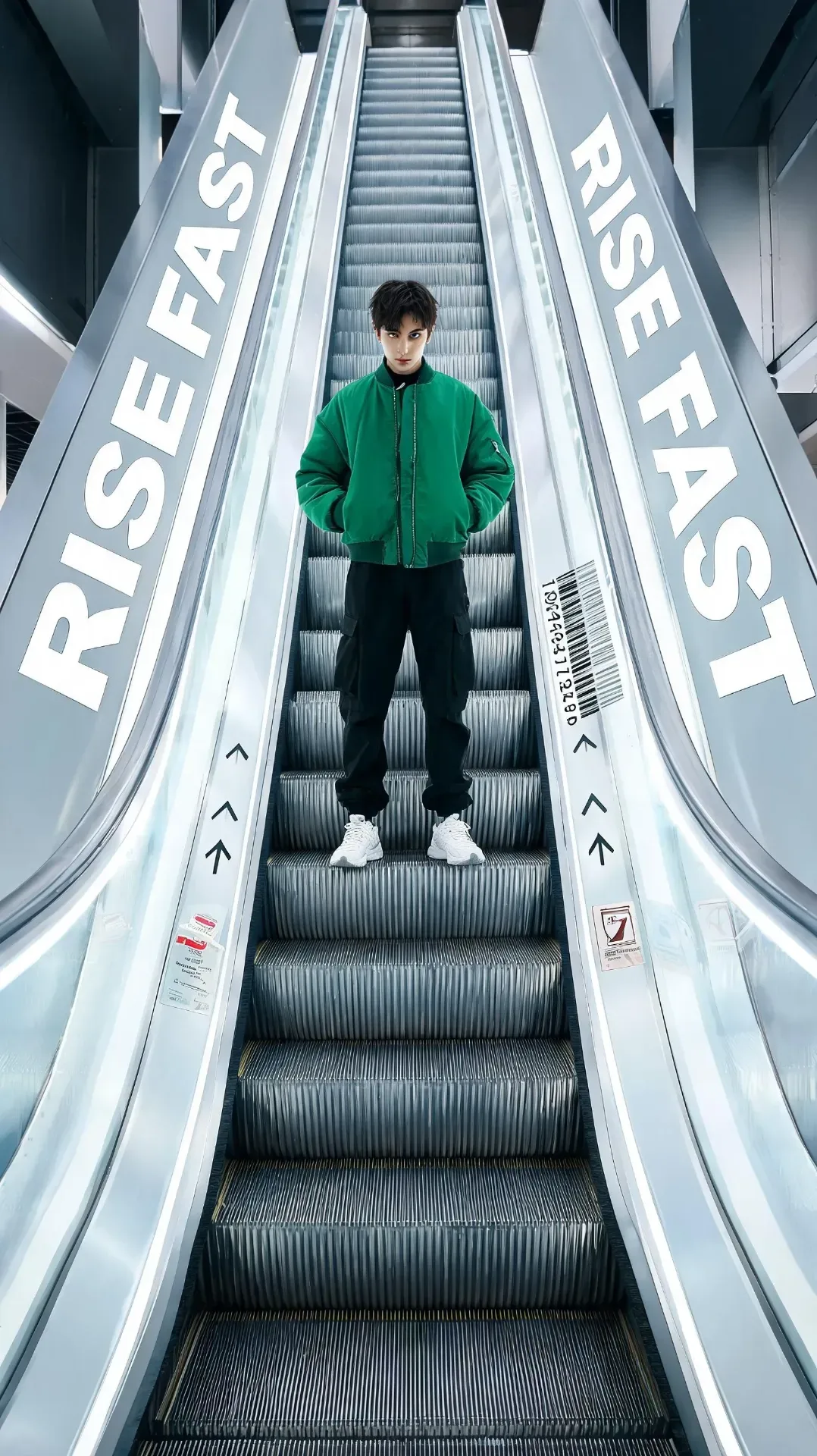 Brutalist Editorial Magazine Poster AI Photo Prompt Edition 99 preview example result