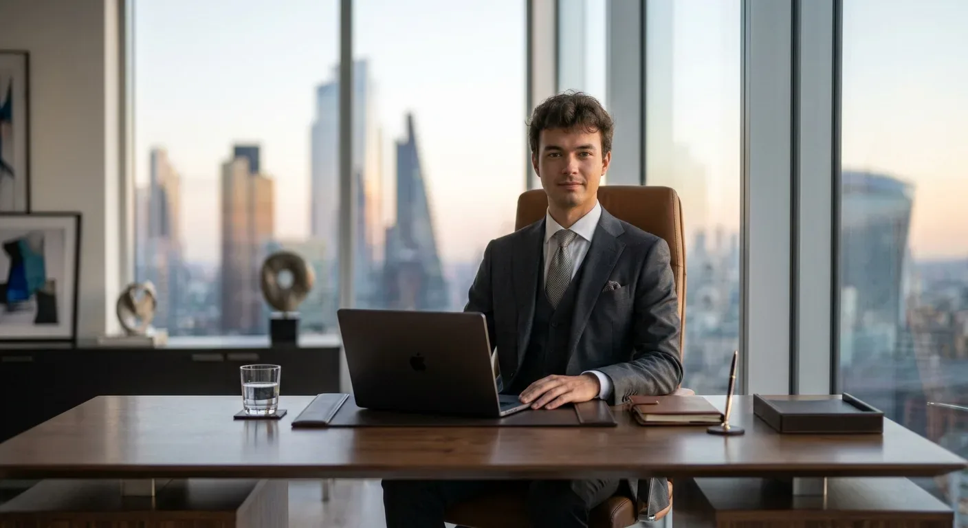 Business Founder Portrait AI Photo Prompt preview example result
