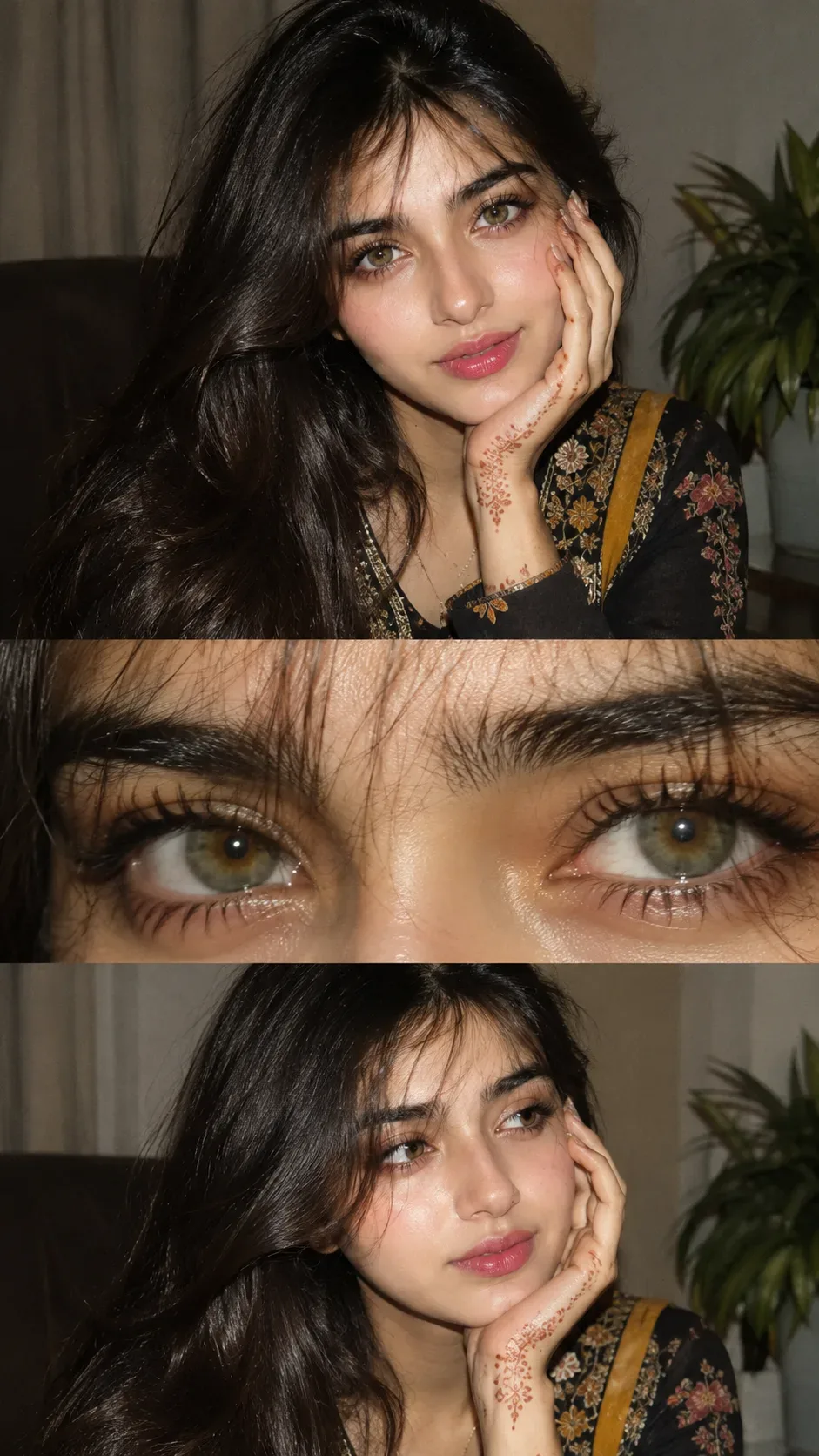 Candid Flash Portrait 35mm Film & Hazel Eyes AI Photo Prompt preview example result