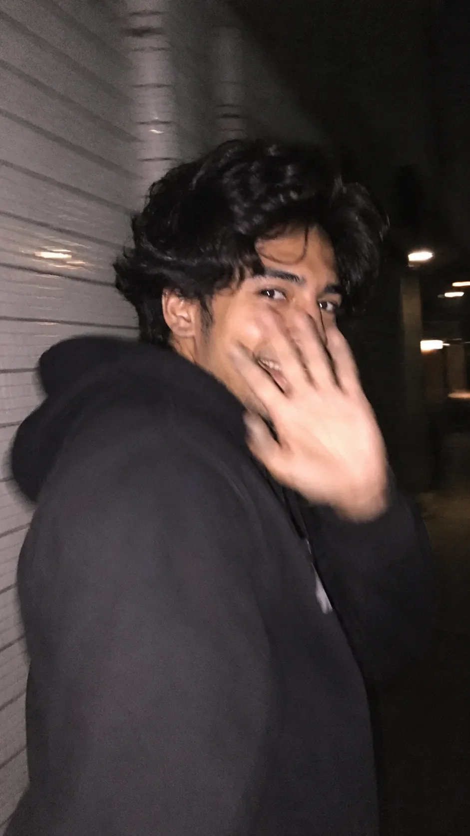 Candid Night Street Portrait AI Prompt | Raw Smartphone Flash Photography preview example result
