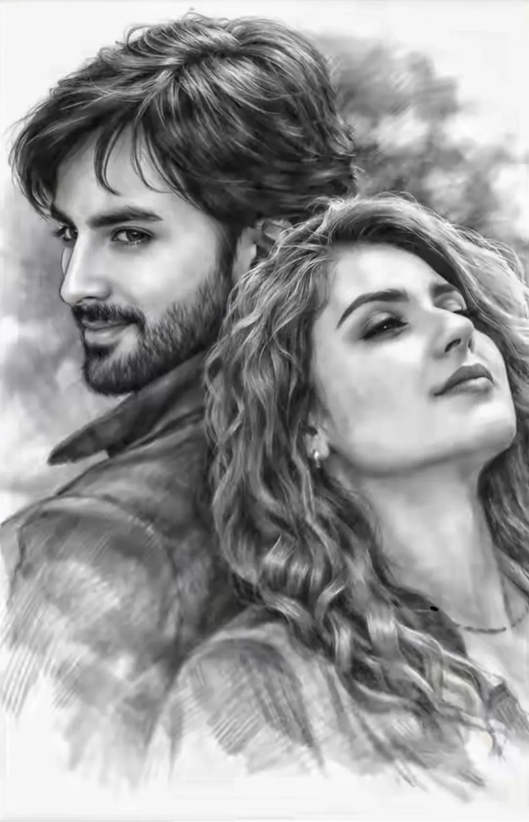 Chalk Pencil Sketch Masterpiece AI Photo Prompt preview example result