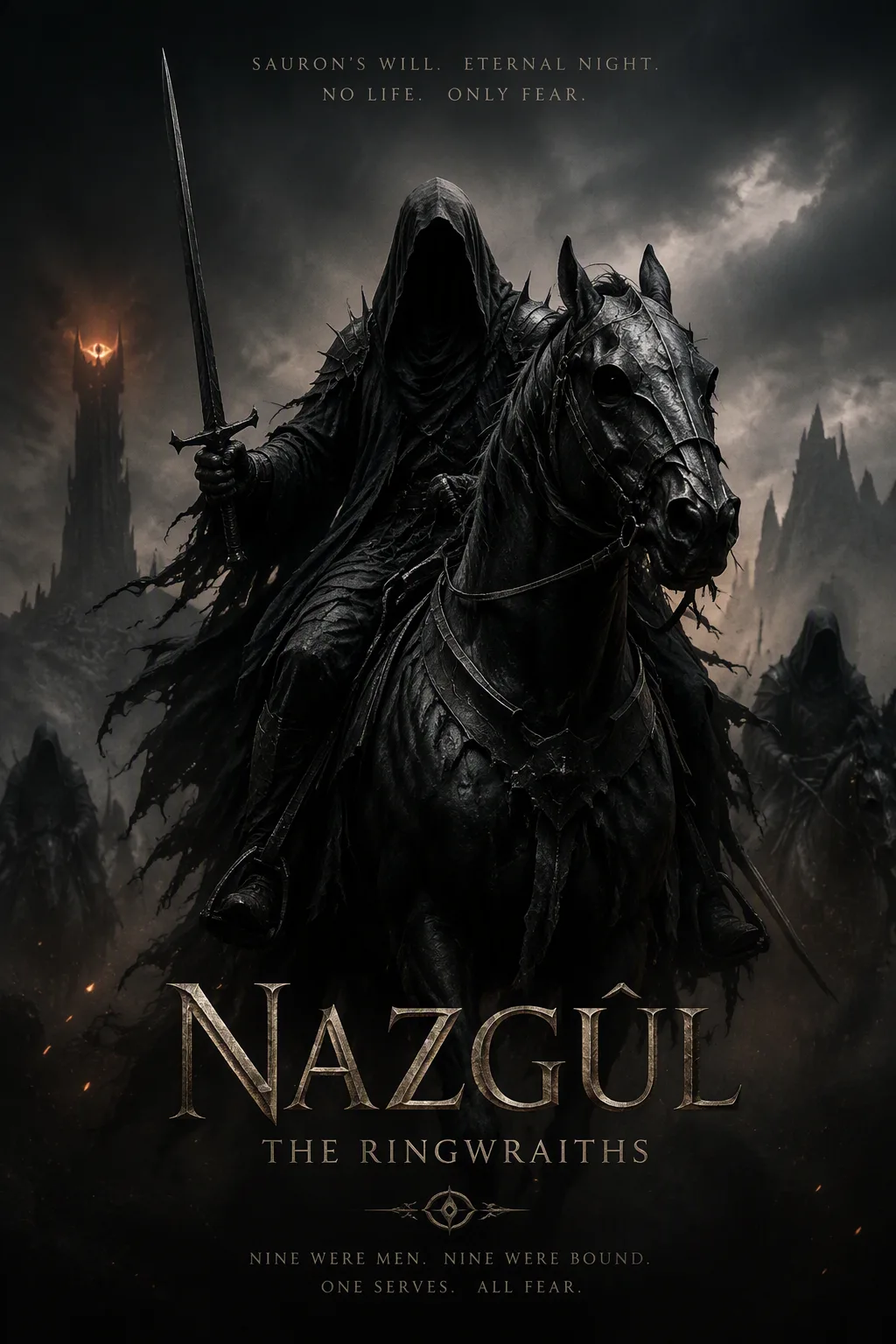 Character Poster For "The Nazgul AI Photo Prompt generated preview