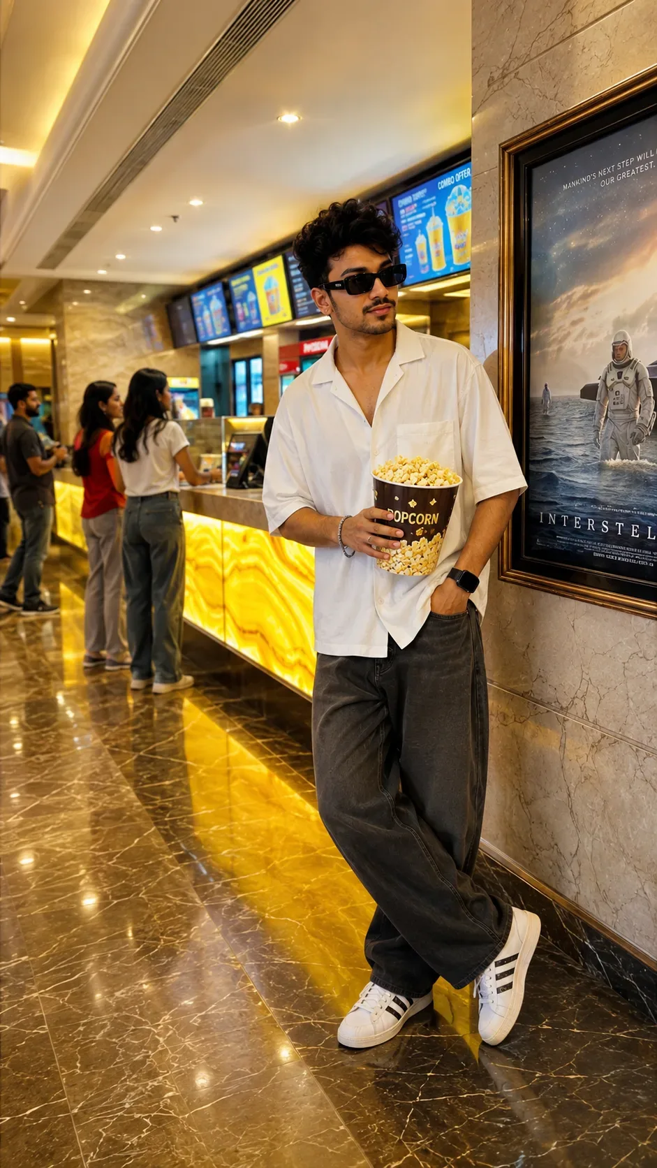Cinema Popcorn Style Portrait AI Photo Prompt preview example result