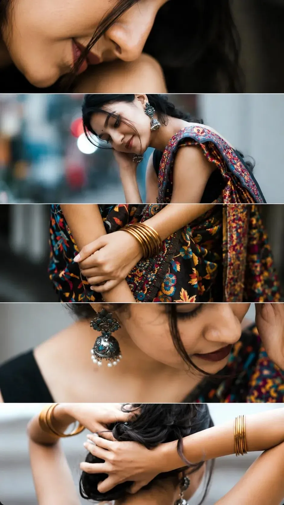 Cinematic Editorial Collage AI Photo Prompt preview example result