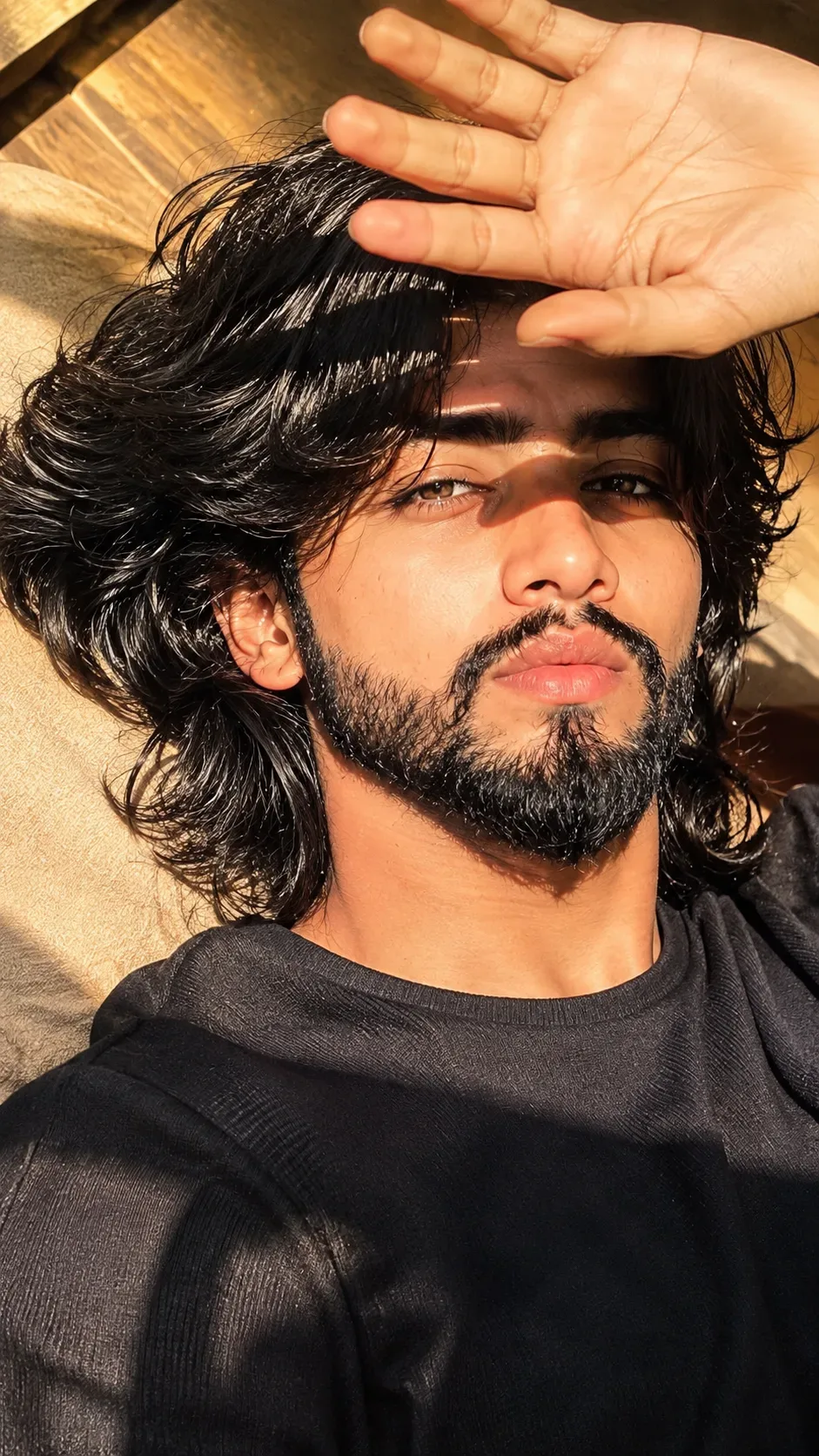 Cinematic Golden Hour Selfie AI Photo Prompt preview example result