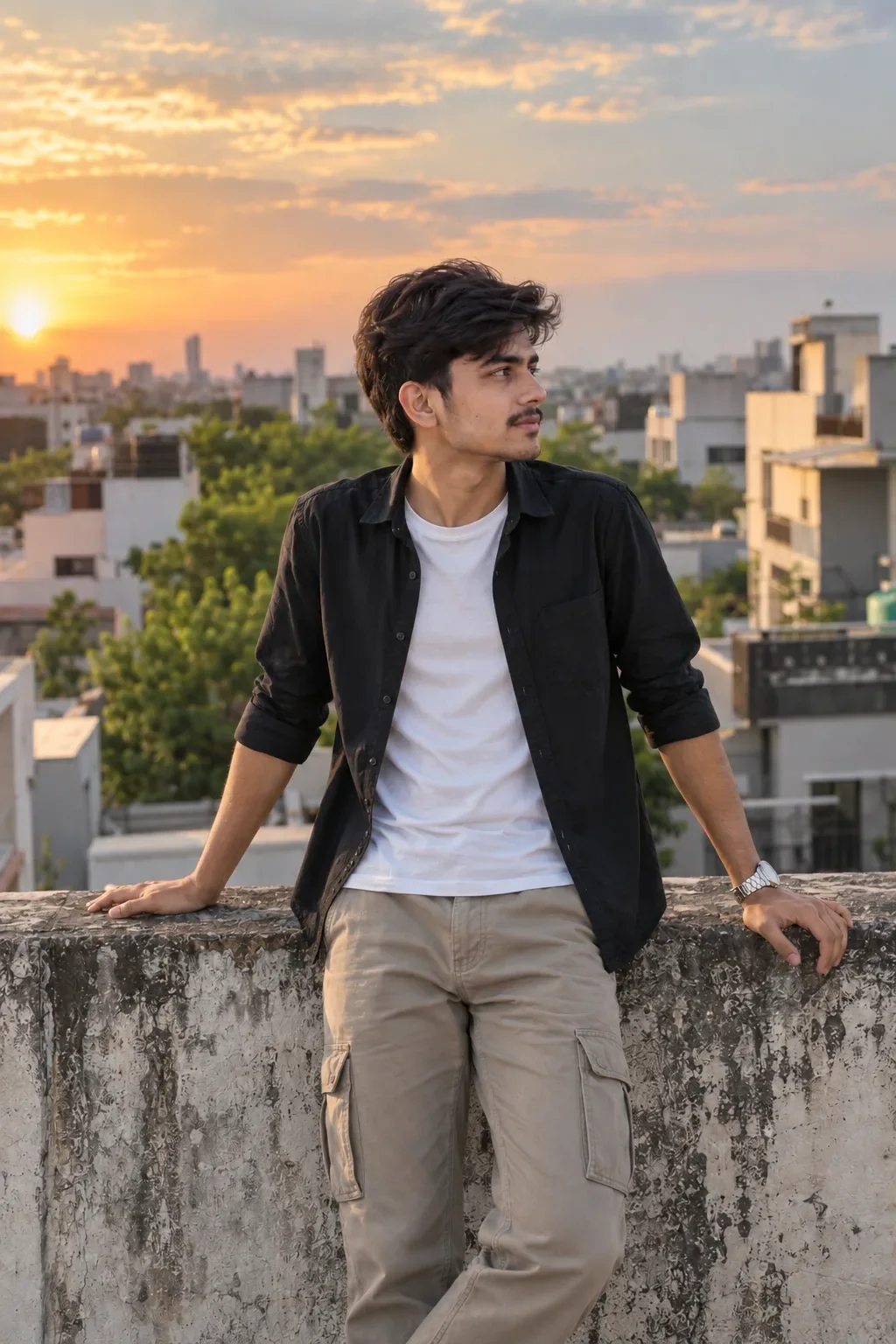 Cinematic Outdoor Portrait — Exact Prompt preview example result