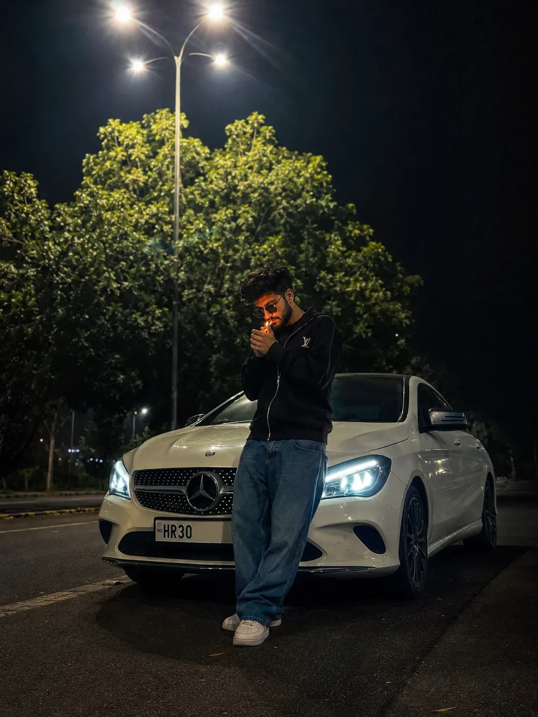 Cinematic Ultra Realistic Night Street Photography AI Photo Prompt preview example result