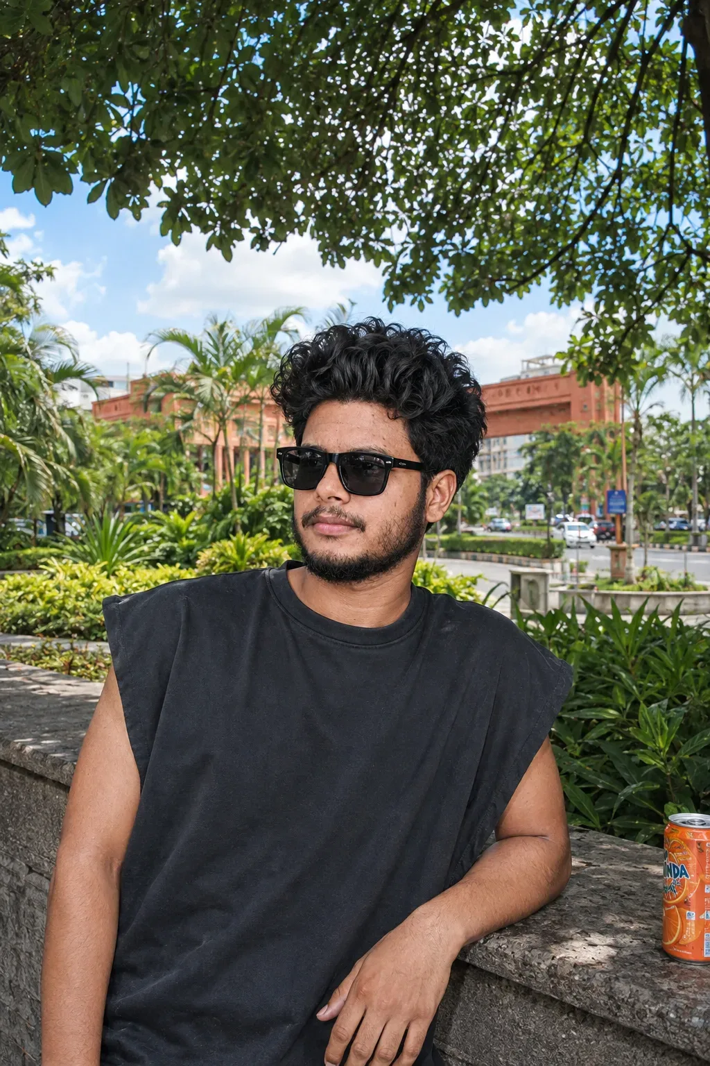 Cinematic Urban Portrait AI Photo Prompt preview example result