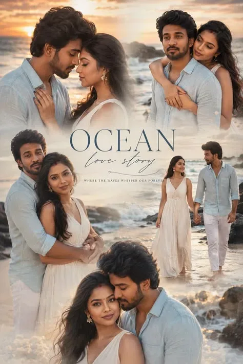Cinematic Wedding/pre-wedding Photography Collage AI Photo Prompt preview example result