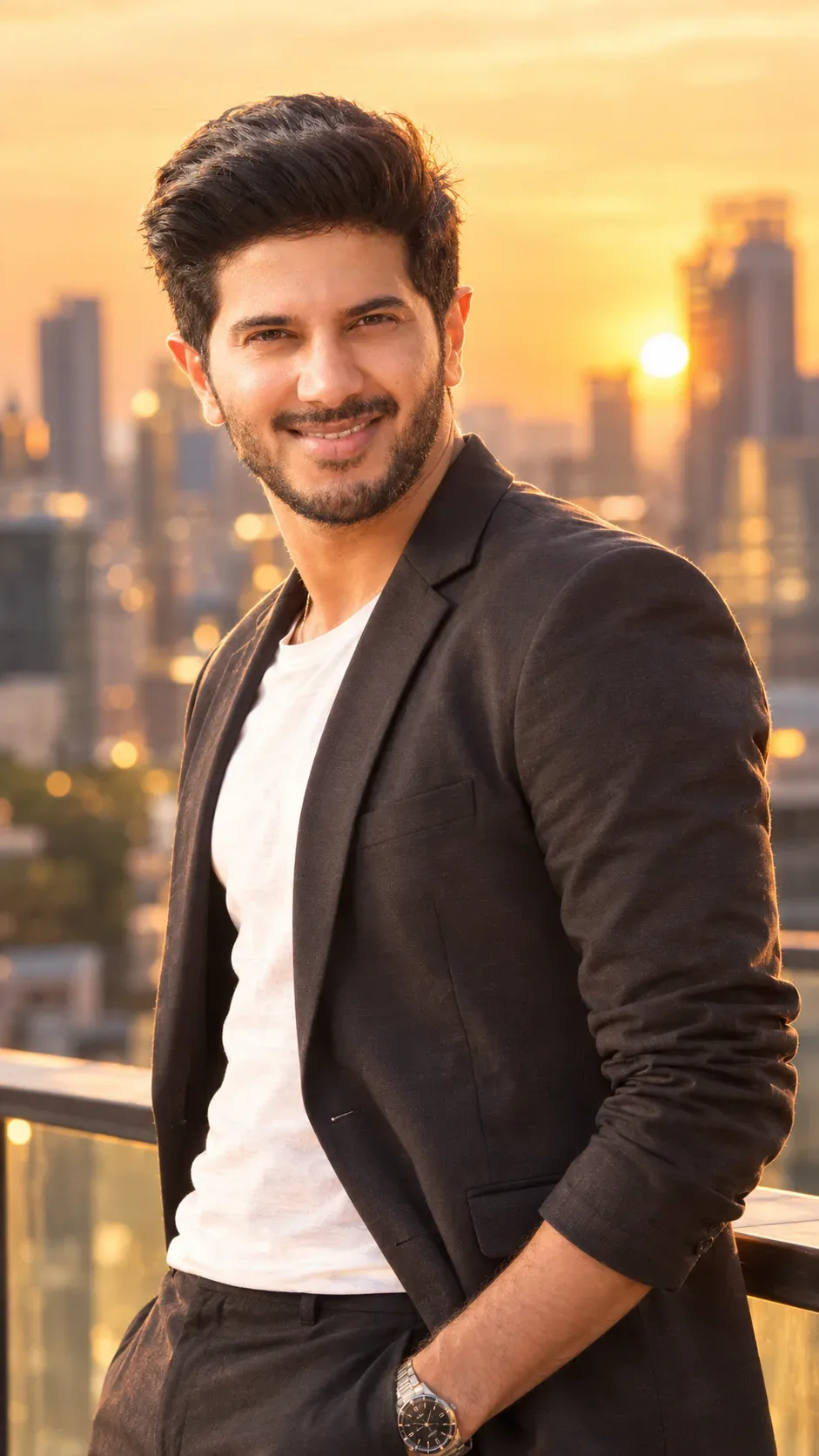 "city Skyline Success Portrait" AI Photo Prompt preview example result