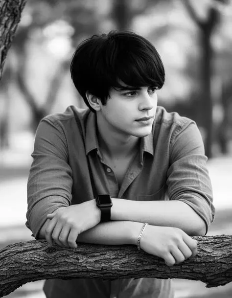 Classic Monochrome Portrait AI Photo Prompt preview example result