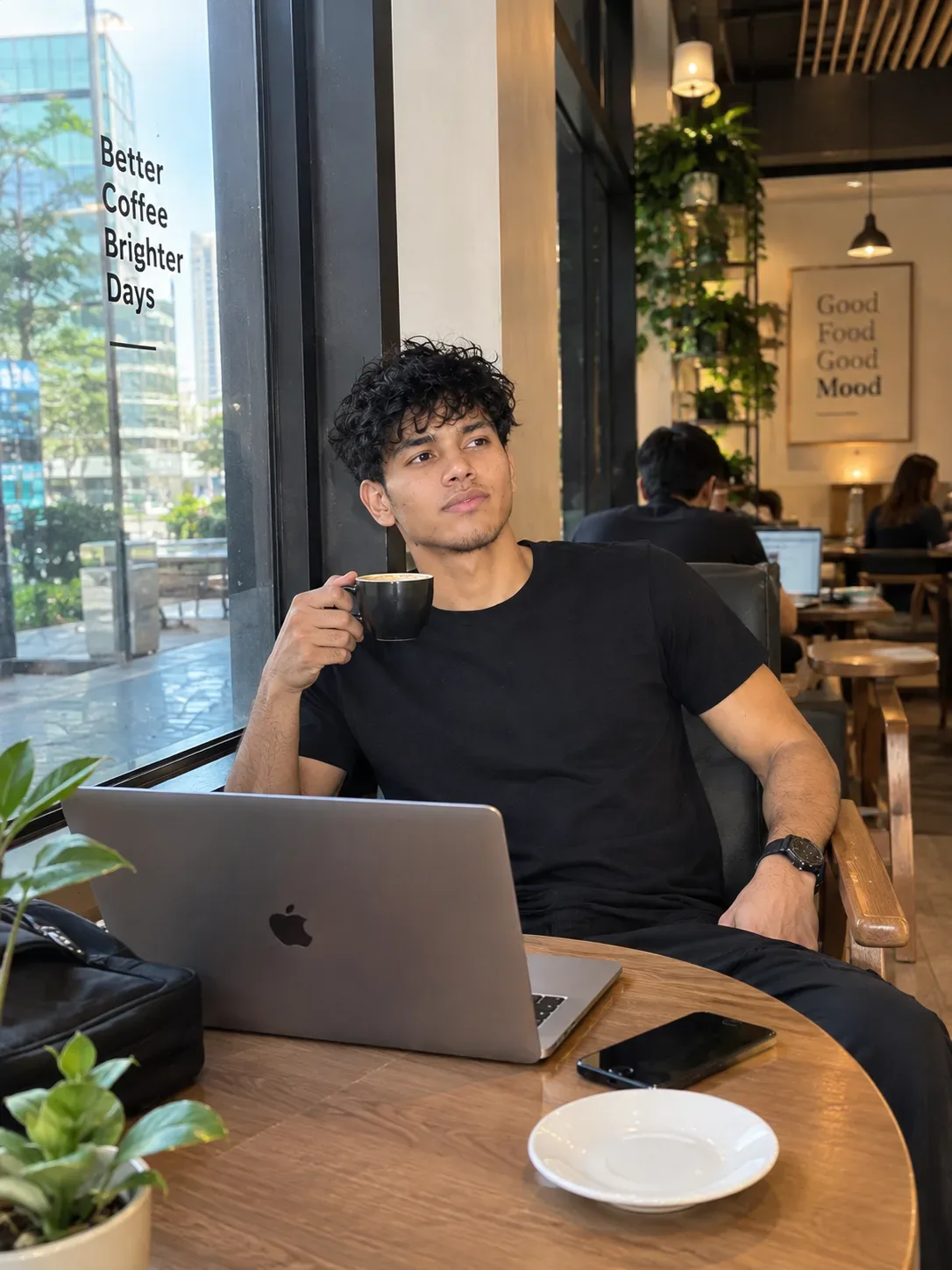 Coffee Shop Aesthetic AI Photo Prompt preview example result