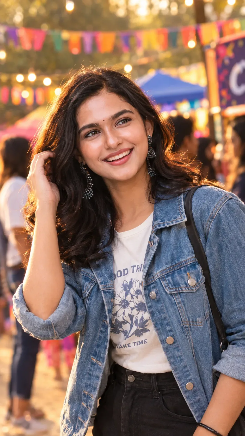 "college Fest Candid Confidence Portrait" AI Photo Prompt preview example result